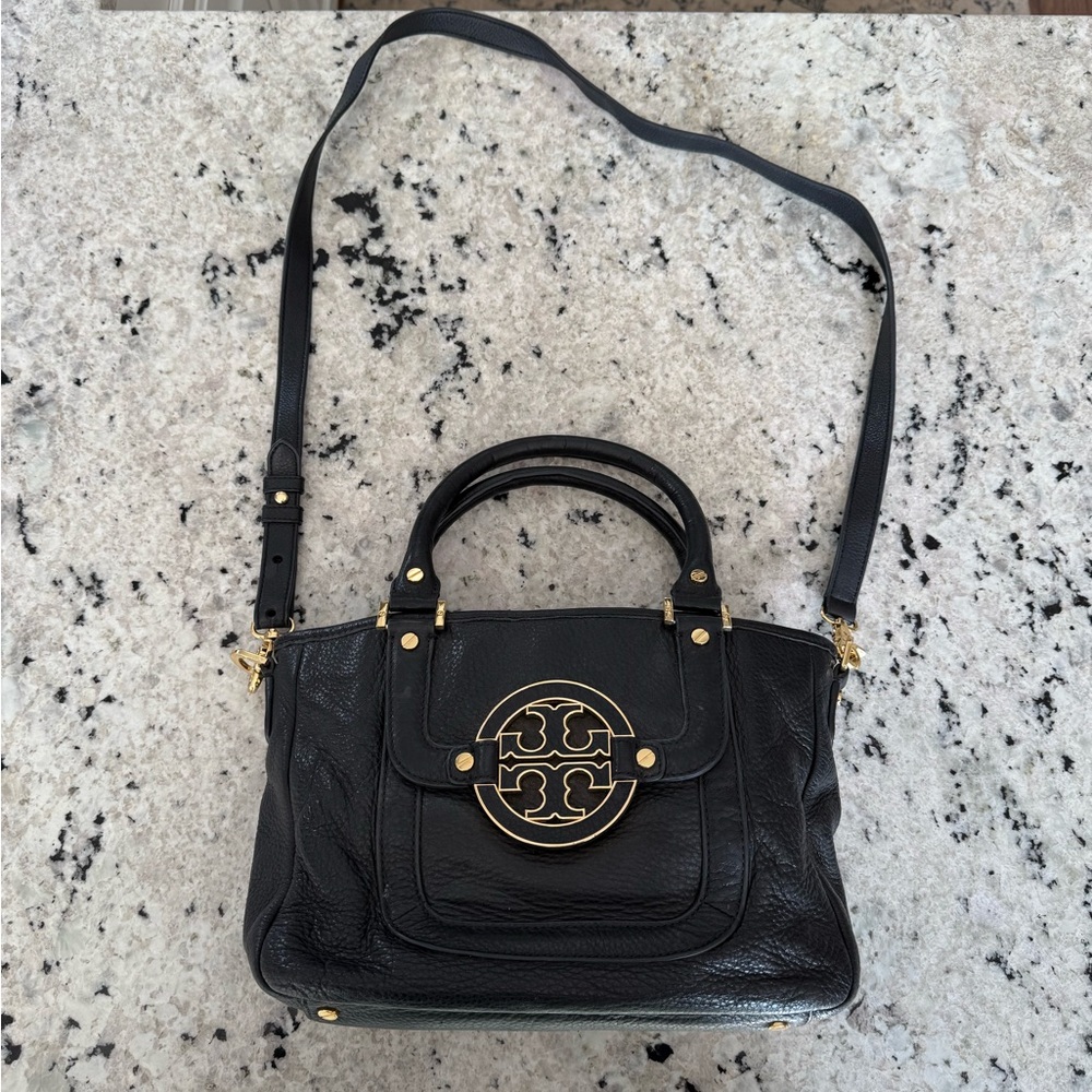 Tory Burch Pebbled Leather Handbag
